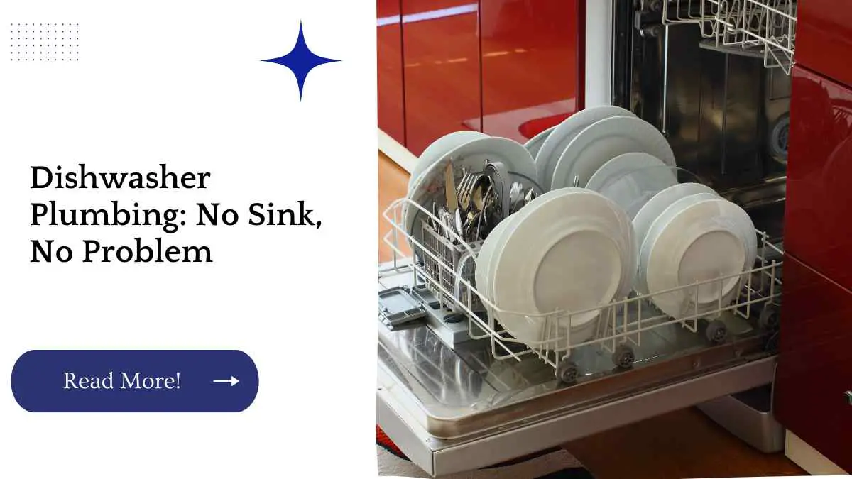 Dishwasher Plumbing: No Sink, No Problem