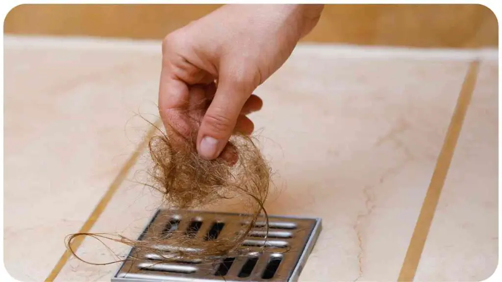 how to get your hair out of a drain